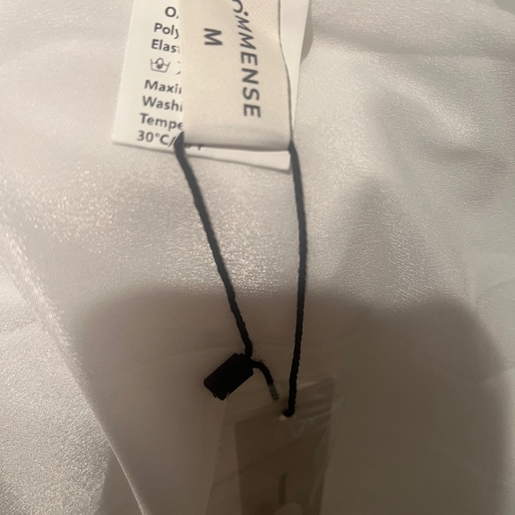 Commense White Button-Down Dress NWT - Picture 3 of 5